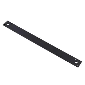 212 MAIN Black Steel Strap Brace, 17x1.5x0.125 in. Metal Brackets, Sturdy Mounting Bracket for Household Appliance Parts & Accessories, Mounting Brackets