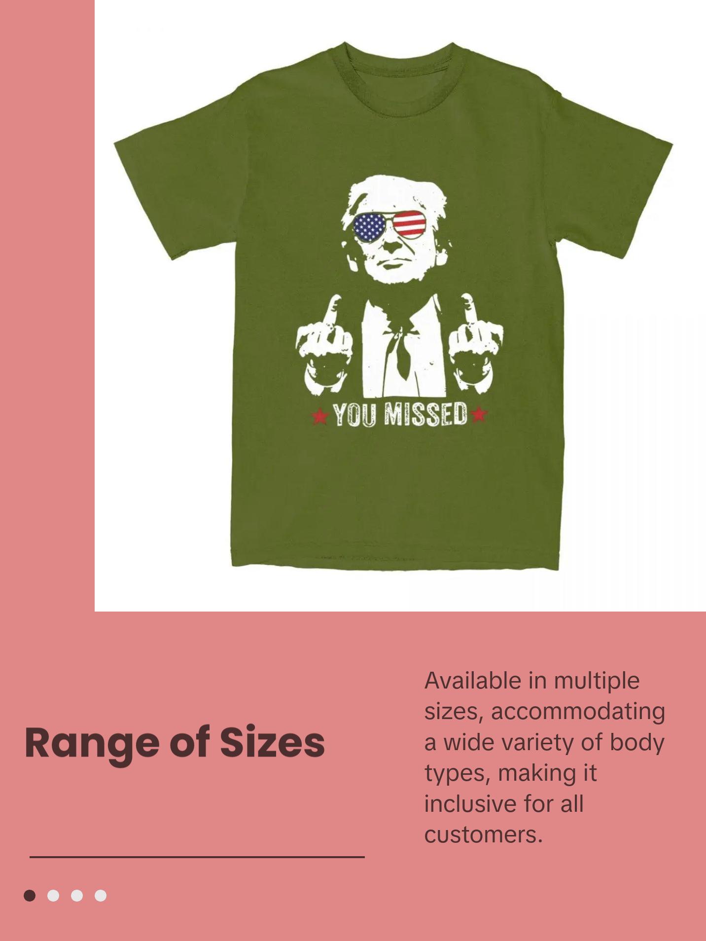 Trump Rally “You Missed” Vintage Tee