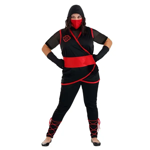 Plus Size Stealth Ninja Costume for Women