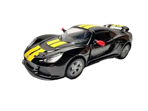 KINSMART 1:32 Scale 5'' 2012 Lotus Exige S Diecast Model Car with Openable Doors & Pull Back Action for Collectors