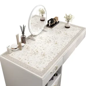 Leather Tablecloth Dressing Table Mat Manicure Makeup Waterproof Washable Desktop Protector Light Luxury High End Poetry Collection