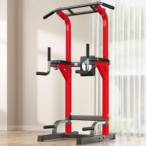 Nicole Selection Ultimate Power Tower 500LBS Capacity Adjustable Pull Up Bar & Dip Stand for Home Gym Multi-Function Strength Training Station with 10 Height Settings, 40YKMF6210, For Christmas Gifts