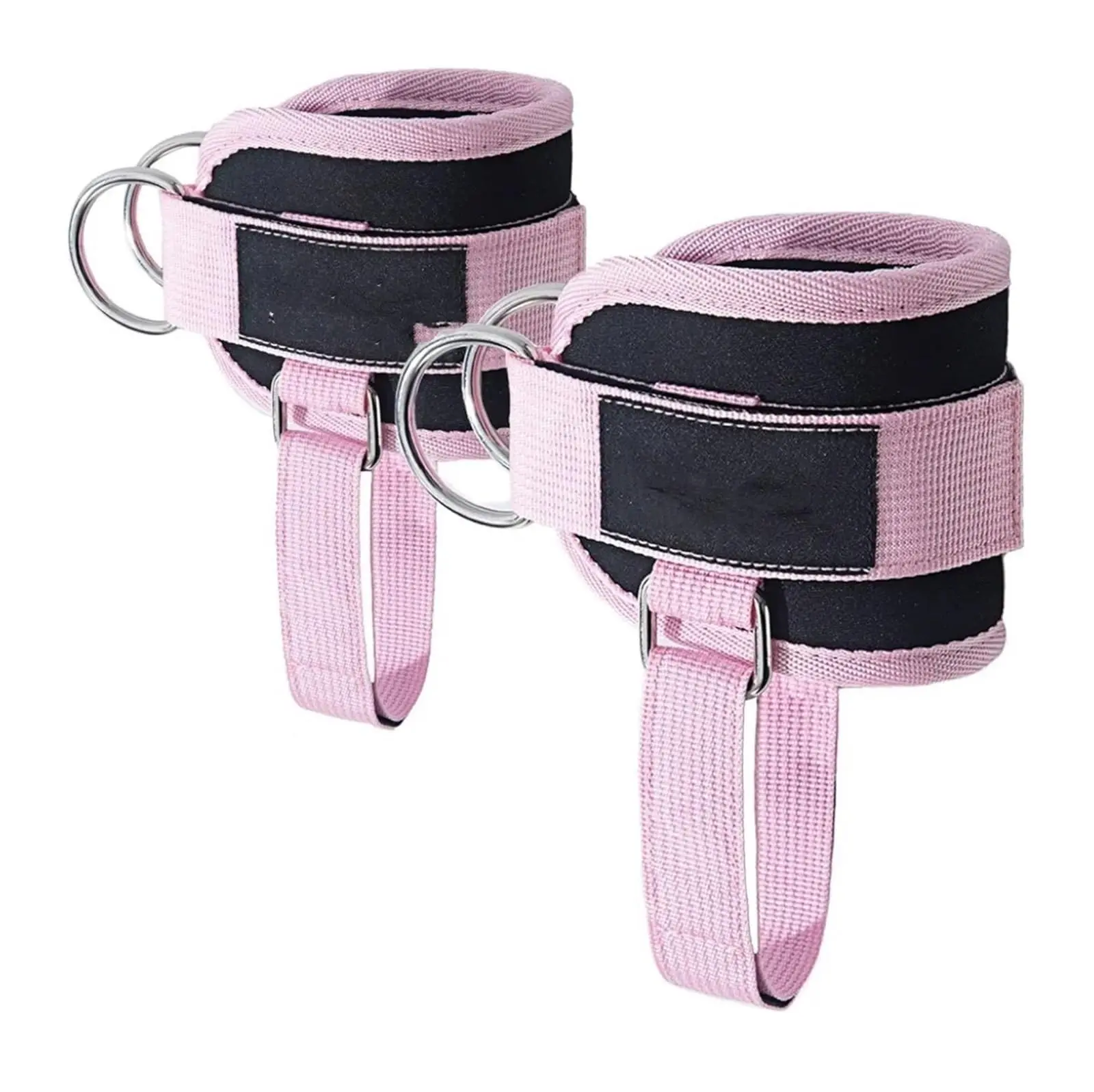 2pcs Ankle Straps Cable Machines Workouts Fully Padded Ankle Cuffs for Leg Exercise Adjustable and Breathable Ankle Support Cuffs