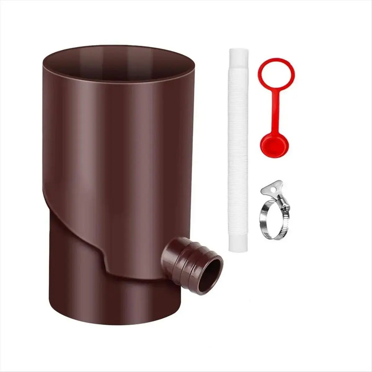 Rainwater Collection Kit UV Resistant Weatherproof Rain Barrel Diverter Kit Portable Rain Barrels to Collect Rainwater B