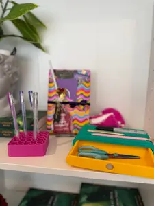 Writer's Discovery Box w/ 3D-Printed Pen Holder/Drawer & Book Bundle