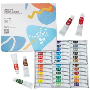 Acrylic Paint Set,  12ml/0.4oz - Rich Pigments, Non-Toxic, Vibrant Colors for Canvas, Wood, Fabric & Crafts, Ideal for Artists, Beginners, Students & Hobbyists