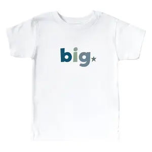 Big, Middle, Little Graphic Tee | White