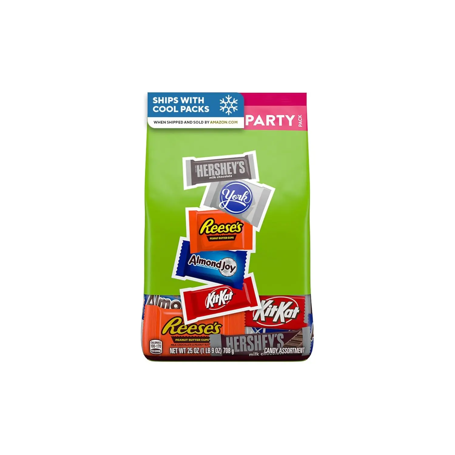 HERSHEY Assorted Chocolate Candy Variety Pack, 25 oz