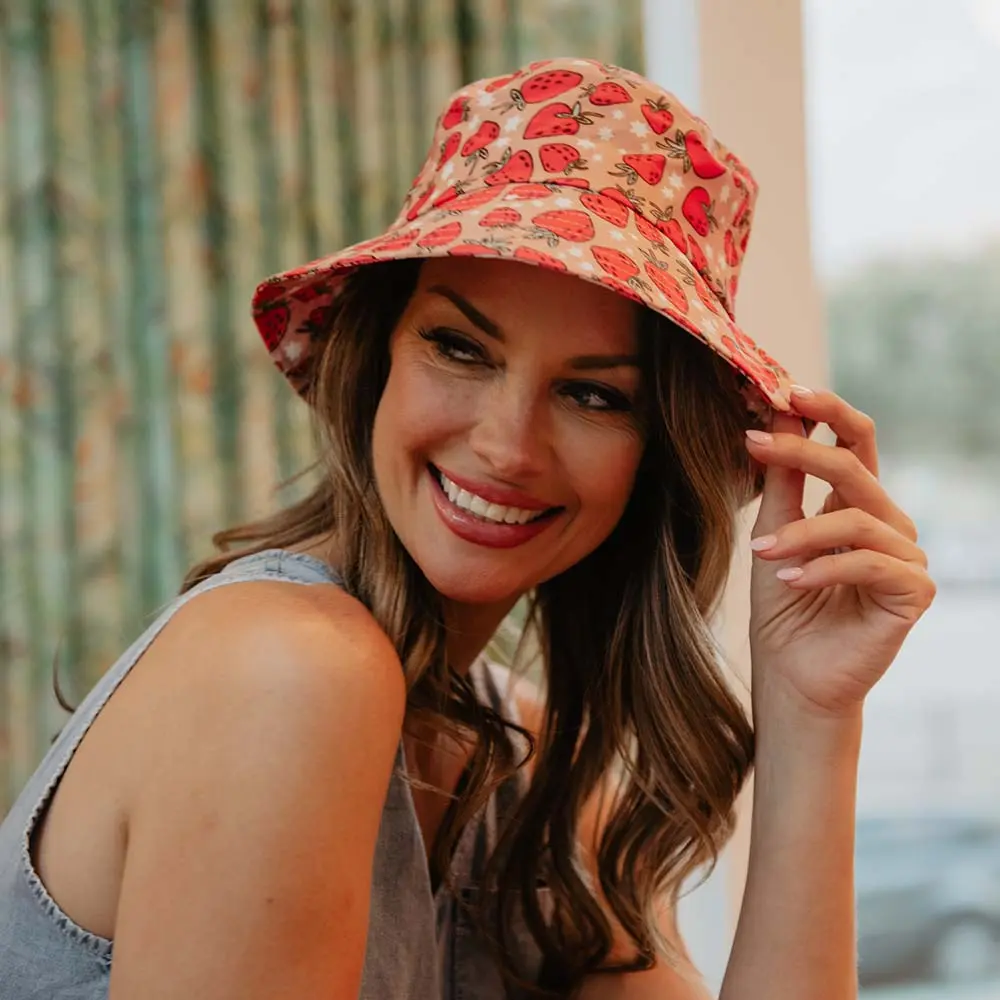 Strawberry Bucket Hat