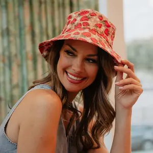 Strawberry Bucket Hat