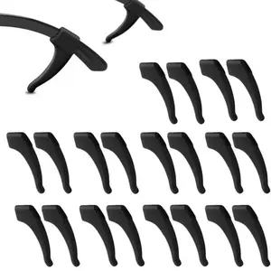 10 Pairs Anti-Slip Eyeglass Ear Grips, Glasses Ear Hook, Soft Silicone Glasses Holders for Sunglasses, Reading Glasses & Sports Eyewear