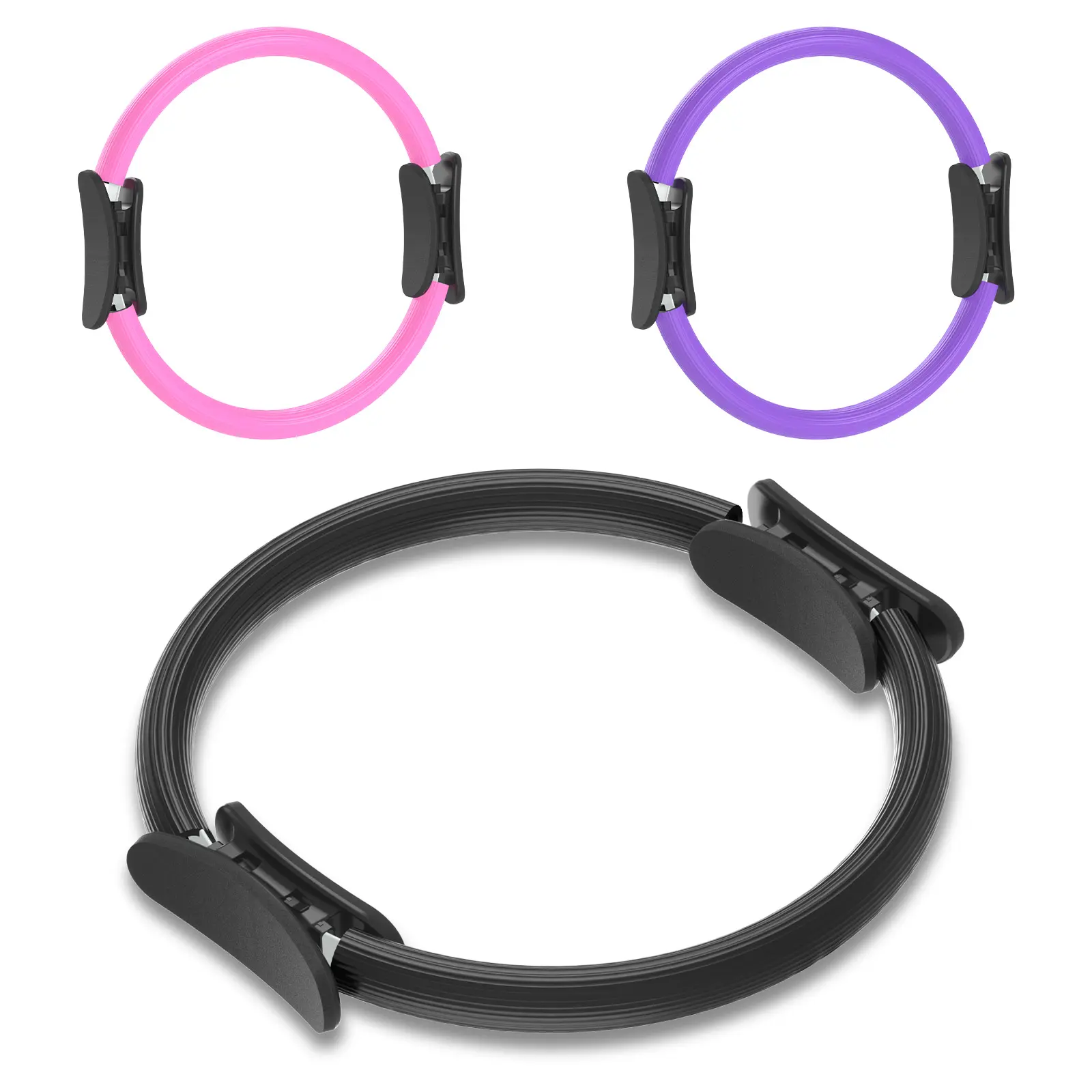 Pilates Ring Magic Circle – Fitness Workout Ring for Toning Thighs, Arms & Core, Yoga & Pilates Exercise Equipment for Home Gym summerwins