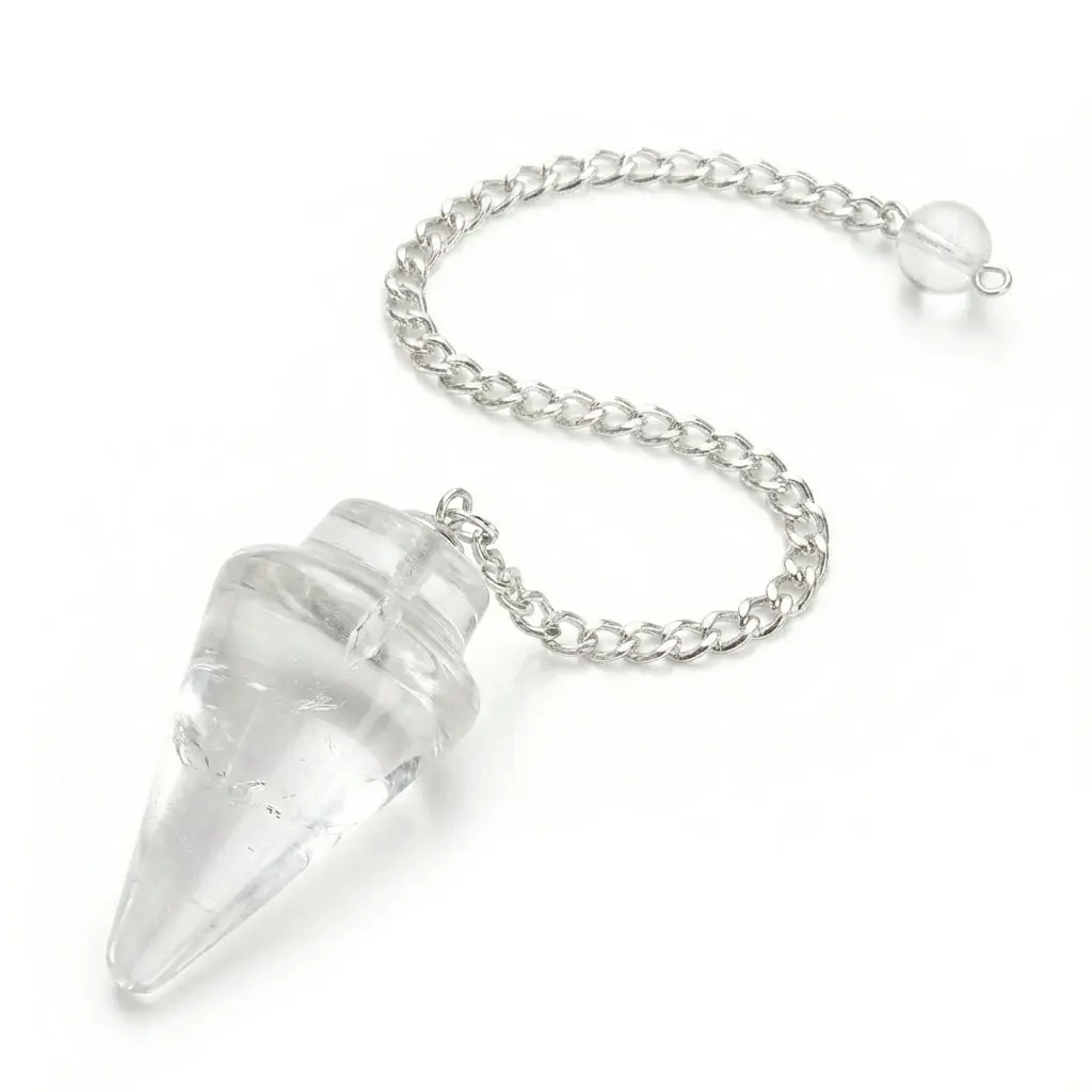Clear Quartz Pendulum — Crystal Dowsing Tool for Beginners