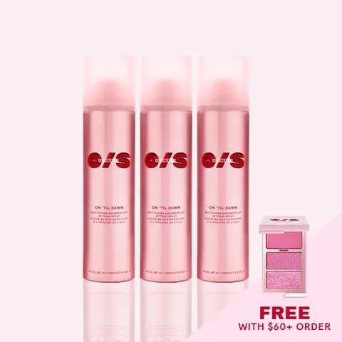 Lock, Slay, Repeat: 3 Full-Sized On 'Til Dawn Face Setting Sprays for Makeup - Flawless All-Day Oil Control, Matte Finish, Waterproof, Transferproof