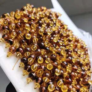 Golden Brown Beaded Fringe Trim 10 yards