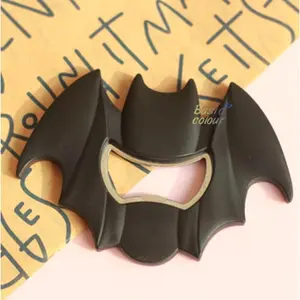 A Bat-Shaped Plastic Refrigerator Magnet That Doubles As a Bottle Opener for Beer, Wine, Or Juice, Suitable for Bars, Taverns, Clubs, Restaurants, And Home Use - a Fun Summer for Bar Accessory And Halloween Gift