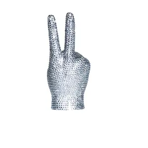 Interior Illusion Rhinestone Victory Sign Decoration