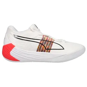 PUMA Mens Fusion Nitro Spectra Basketball Sneakers Shoes - White