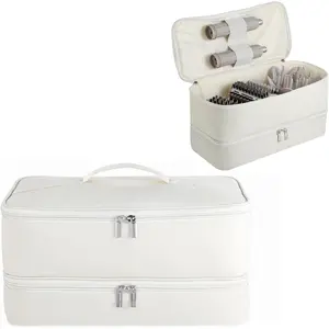 Hair Dryer Storage Bag, Portable Travel Carrying Case, Double Layer Storage Case for Shark Speed Style Hair Dryer Attachments and Hair Diffuser