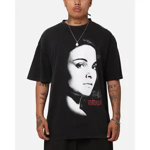 Star Wars Episode II Queen Vintage T-Shirt Black Acidwash