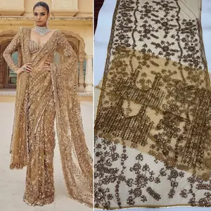 Heavy Sequins Party Wear Saree