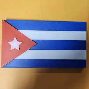 2 pack of Cuba Cuban Flag refrigerator, mail box, or Tool Box Magnets