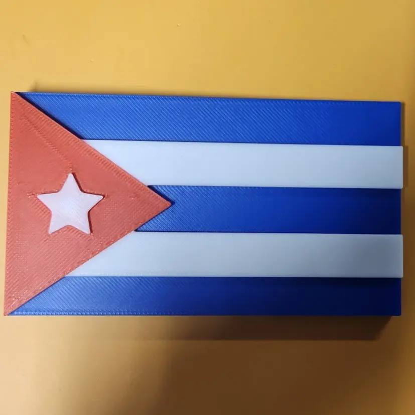 2 pack of Cuba Cuban Flag refrigerator, mail box, or Tool Box Magnets