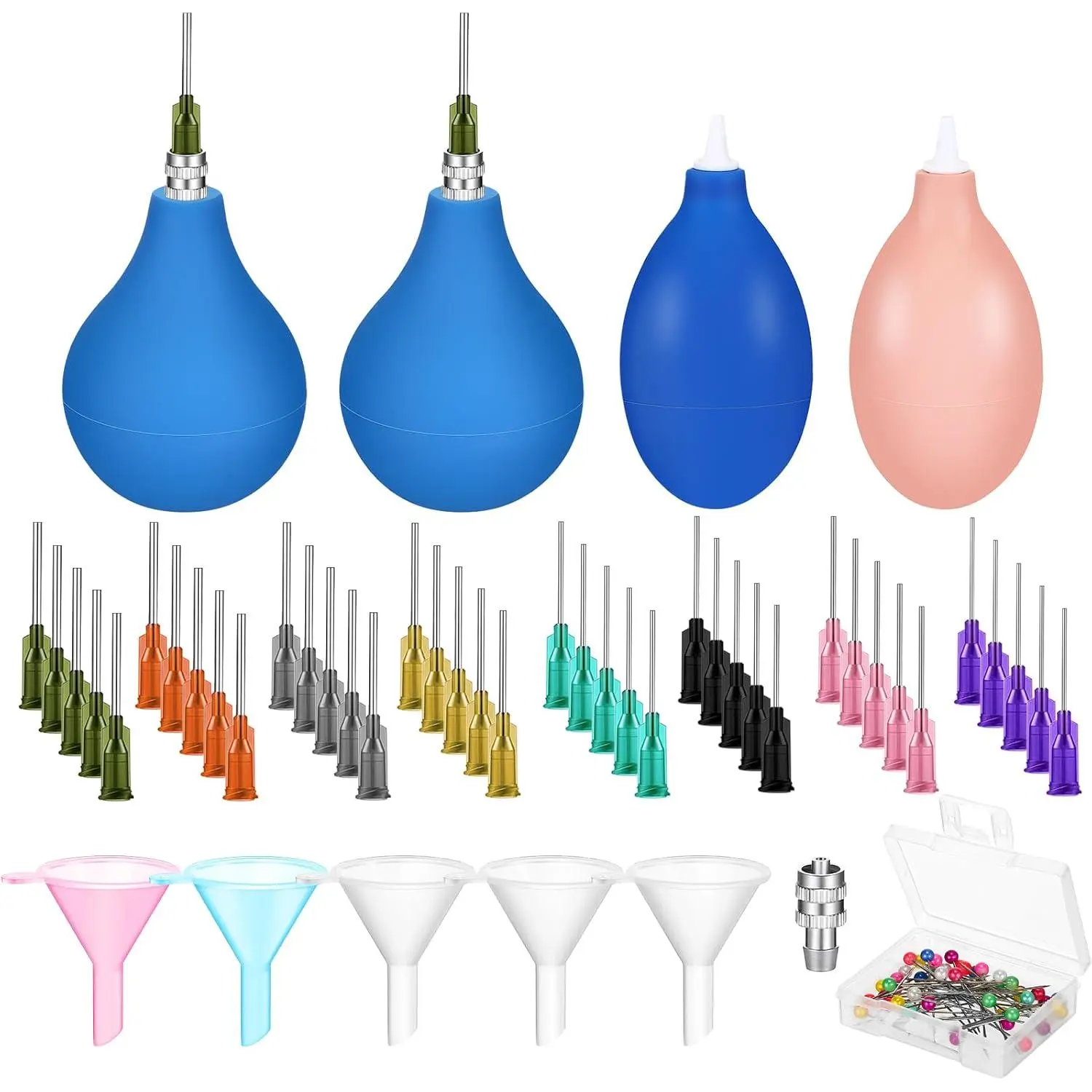 102 Pcs Pottery Tools Supplies Ceramic Precision Applicator, Precision Tips Applicator for Ceramic Bottles Glaze 3 Ounce Clay Tools Set, Slip Trailing Pottery Glaze Squeeze Bottle