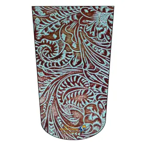 Amputee Sock "Western tooled pattern V5",Stump Sock, Prosthetic Limb Sock