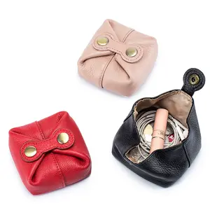 ELIPAPRO  9955 Cute Change Bag Soft PU Leather 2025 New Earphone Key Coin Lipstick Storage Bag
