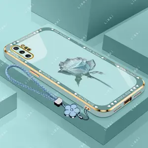 Suitable for [Galaxy Note 10 Plus]phone case，affordable price,free beautiful four-leaf clover lanyard，exquisite and simple,High-end styles，drop-proof and fingerprint-resistant 995