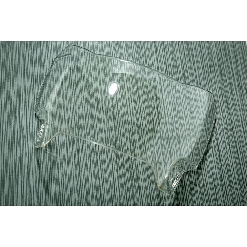 SHOC 0 G Plus Motorcycle Protective Visor - Shatterproof PC, Easier to Install, Anti-Fog Coating, Transparent Polycarbonate, Compatible with Riddell Helmets, Sapphire-Inferno-Northern Lights Series, Golden Dragon, Chrome Mirror, Practice-Ready