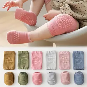 Children's knee pads for learning to walk, crawling, and walking - summer mesh baby knee pads for anti-fall and anti-slip, elbow pads, and sock-style knee pads