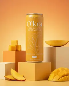 O’kra – Sparkling Okra Water (Mango) | Hydration & Skin Health