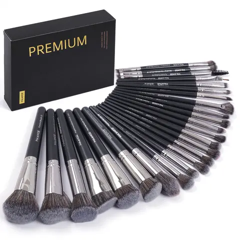 MAANGE 25pcs Soft Bristle Professional Makeup Brush Set - Makeup Blending Brush, Foundation & Powder, Blush, Kabuki Beauty Products - Valentine's Day Gift#SummerWins