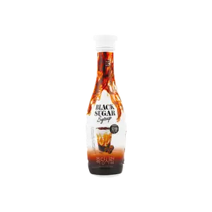 NOK CHA WON Korean Black Sugar Milk Tea Syrup 550g - Authentic Brown Sugar Boba Flavor for Drinks & Desserts