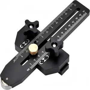 Fast Thin Ripping Guide for Table Saw, Professional Woodworking Tool for Precise Repetitive Narrow Cuts, Adjustable Thin Rip Jig Fits 3/4" x 3/8" T-Track & Miter Slot, Band Saw & Router Table Compatible