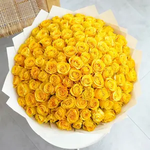 50 Long-Stem Yellow Rose Bouquet