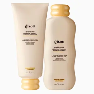 Honey Gloss Hair Wash Duo – Hydrating Shampoo & Conditioner with Fermented Mirsalehi Honey, Ceramides & Hyaluronic Acid, for Smooth, Shiny,-Looking Hair