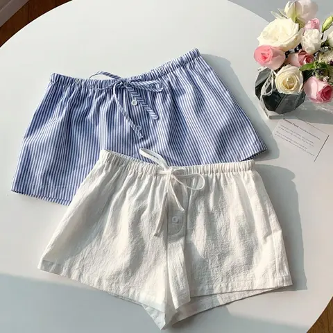 Women's Solid Color Lightweight Linen Shorts, Basic Casual Comfy Breathable Loose Fit Everyday Shorts for Daily Wear, Ladies Bottoms for Summer