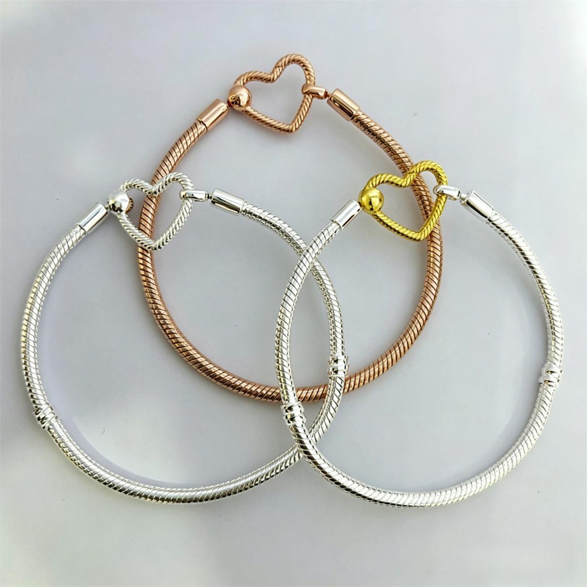 Valentine TO Heart Snake Chain DIY Bracelet Valentine TO Heart Snake Chain DIY Bracelet