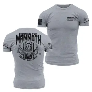 Mammoth Sniper Challenge 2026 Shirt Training For Mammoth Tactical Graphic Tee Military Style Menswear & Underwear Men's Tops T-Shirts