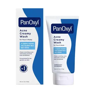 PanOxyl Antimicrobial Acne Creamy Wash, 6 Ounce