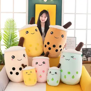 Soft and Squishy Boba Pillow for Bed - Perfect for Hugging and Cuddling