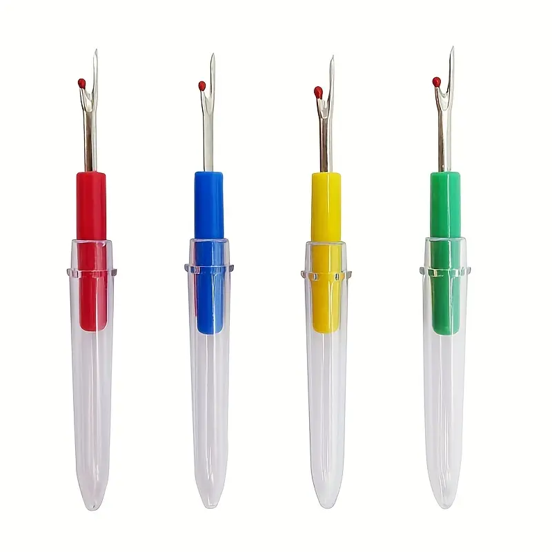 4pcs Thread Cutter, Embroidery Removal Tool Small Seam Ripper Tag Remover For Clothes Thread Removing Cutting Sewing Tools Sewing Accessories And Supplies Sewing Products