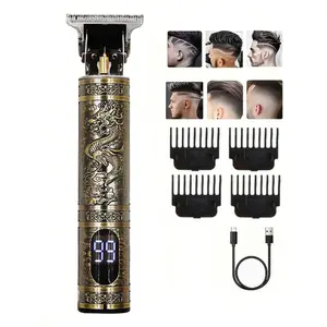 2026 New Model T9 Electric Hair Clipper With Digital Display, T-Shaped Blade Hair Trimmer, USB Rechargeable Wireless Shaver And Trimmer, Personal Grooming Tool, Beard Trimmer, Hair Clipper, Gift For Men And Boyfriends