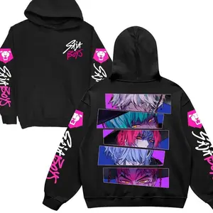 Jinu Saja Boys Hoodie, Vintage Demon Hunters Anime Cosplay Sweatshirt, K-Pop Streetwear Pullover, Fan Gift Idea