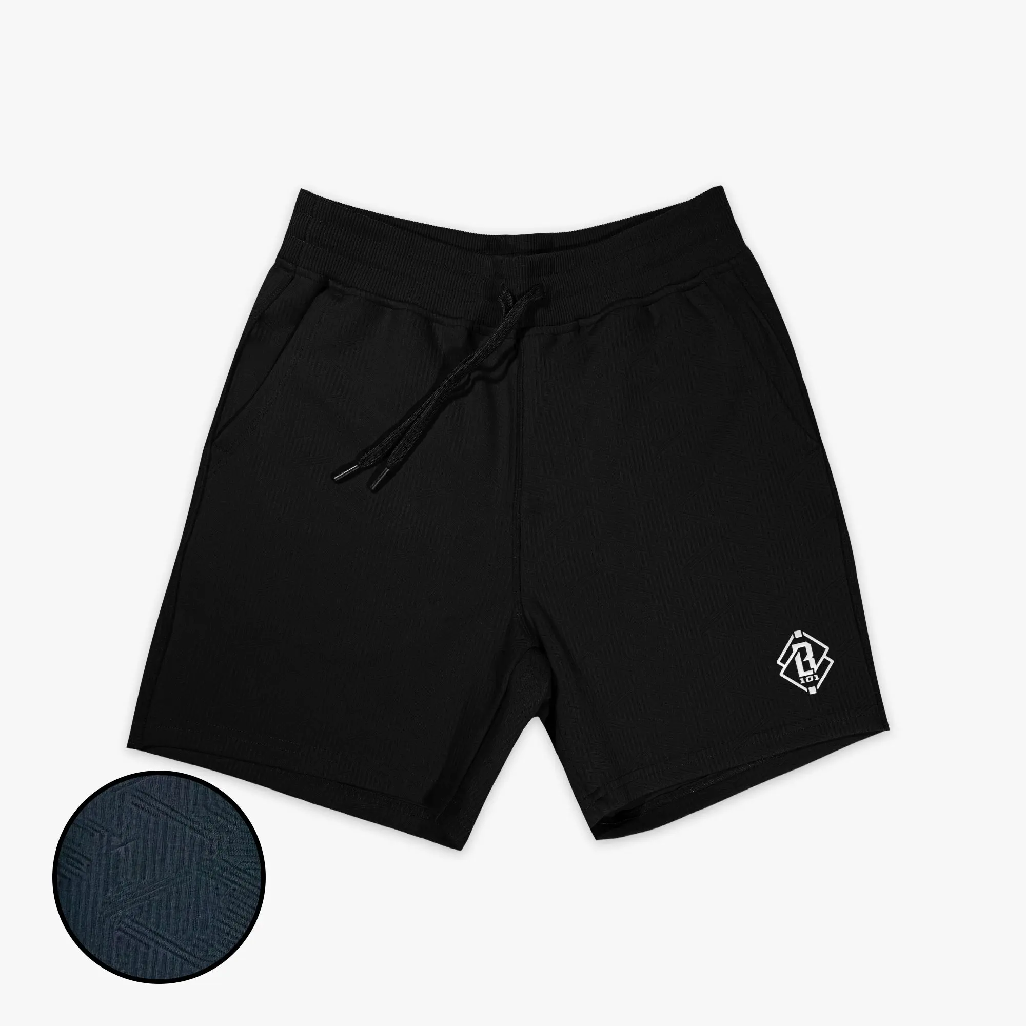 Diamond Tech Jacquard Youth Shorts - Royal Blue
