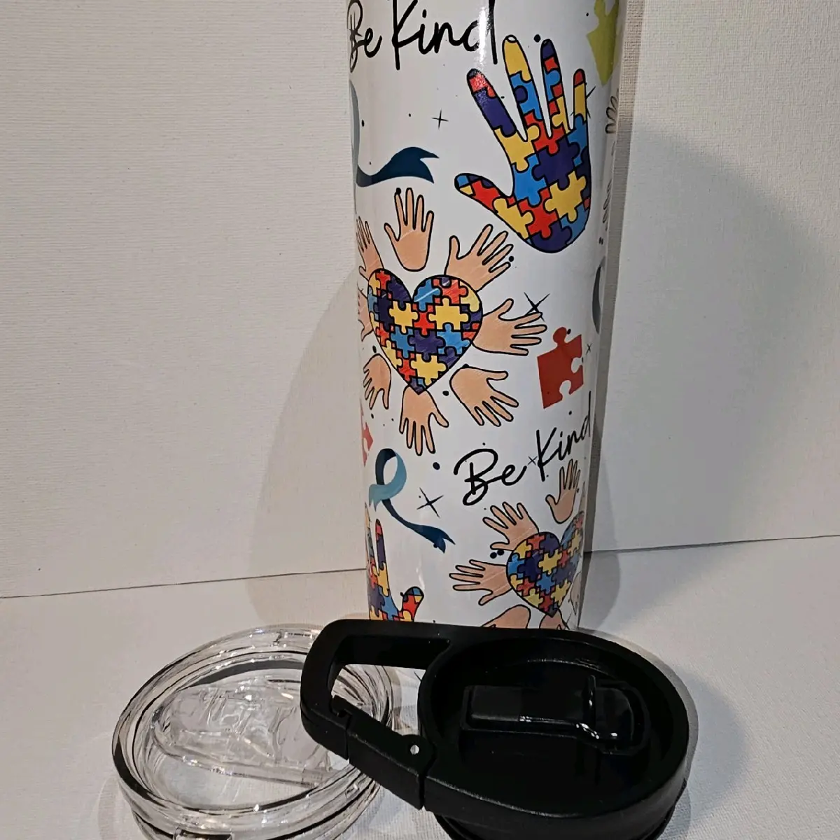 Show your support! Autism Awareness Bottle Drinkware