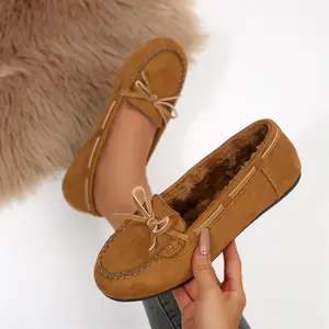 Women's Slip On Loafers Shoes House Slippers Memory Foam Indoor Outdoor Ladies Springfresh